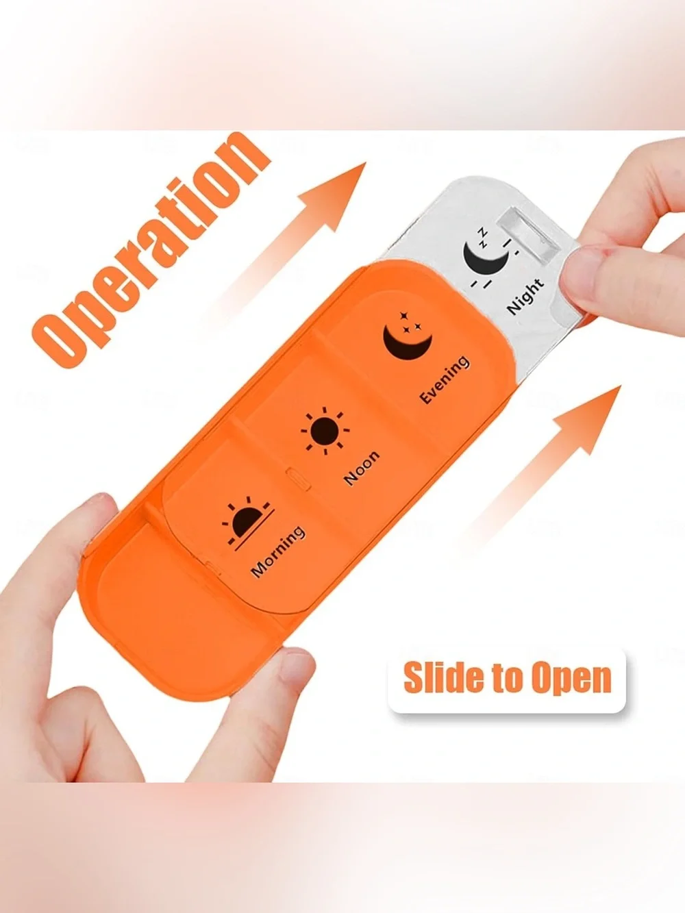 7-Day Large Capacity Portable Pill Organizer